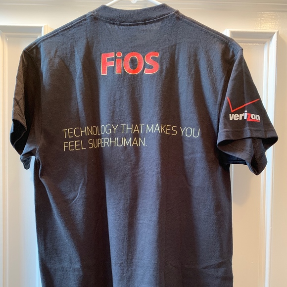 Verizon FiOS Marvel Iron Man 3 Promo T-Shirt NEW M - Picture 2 of 3